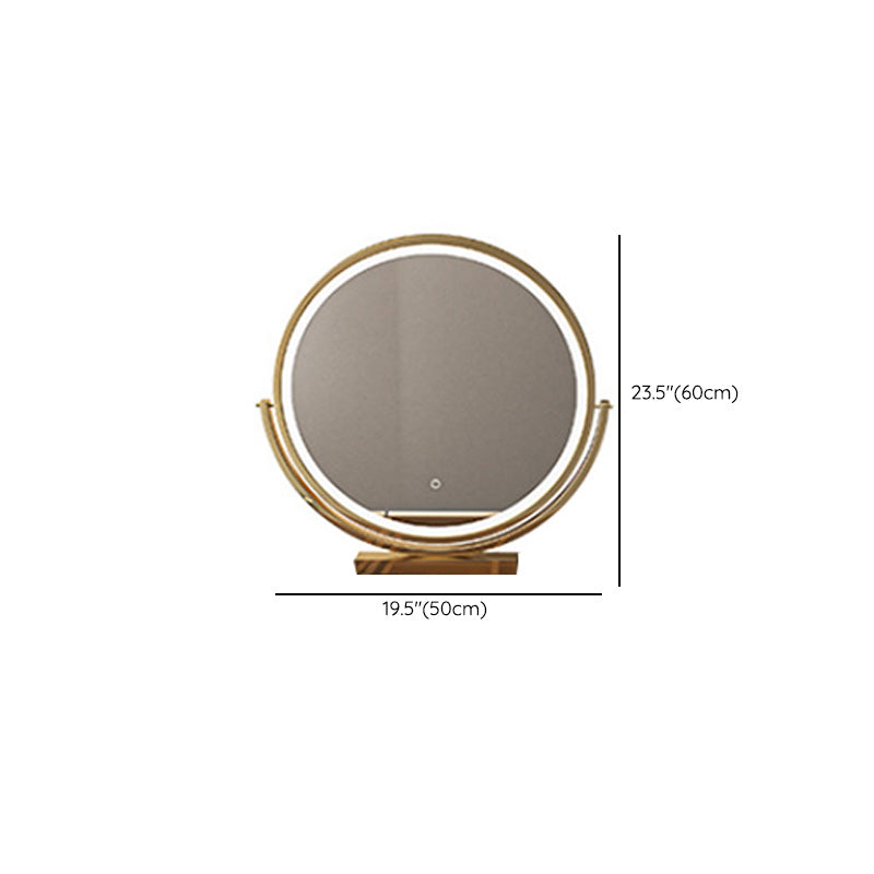 Miroir blanc Glam Blow Miroir en bois massif avec un ensemble de vanité de maquillage du tiroir