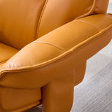 Poltrona reclinabile in vera poltrona polposa poltrona con ottomana