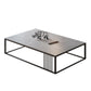 Aucune table basse simple pénible de cadre d'ardoise grise moderne de table basse