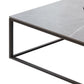 Aucune table basse simple pénible de cadre d'ardoise grise moderne de table basse