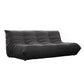 Modern Tufted Cushions Armless Living Room Wooden Standard Seating