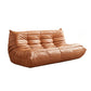 Modern Tufted Cushions Armless Living Room Wooden Standard Seating