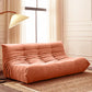 Modern Tufted Cushions Armless Living Room Wooden Standard Seating