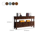 Industrial Accent Chest with Drawers and 1 Shelf in Rubberwood Clearhalo 'Cabinets & Chests' 'cabinets_chests' 'furn' 'furn_cabinets_chests' 'Furniture' 'Living Room Furniture' 6906831