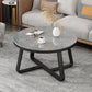 Slate Single Coffee Table Frame Round Coffee Table for Living Room Clearhalo 'Coffee & Accent Tables' 'Coffee Tables' 'coffee_tables' 'furn' 'furn_coffee_tables' 'Furniture' 'Living Room Furniture' 6906833