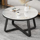 Slate Single Coffee Table Frame Round Coffee Table for Living Room Clearhalo 'Coffee & Accent Tables' 'Coffee Tables' 'coffee_tables' 'furn' 'furn_coffee_tables' 'Furniture' 'Living Room Furniture' 6906835