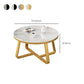 Slate Single Coffee Table Frame Round Coffee Table for Living Room Clearhalo 'Coffee & Accent Tables' 'Coffee Tables' 'coffee_tables' 'furn' 'furn_coffee_tables' 'Furniture' 'Living Room Furniture' 6906847