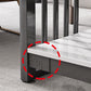 Slate 4 Legs Coffee Table Rectangle Single Coffee Table with Shelf Clearhalo 'Coffee & Accent Tables' 'Coffee Tables' 'coffee_tables' 'furn' 'furn_coffee_tables' 'Furniture' 'Living Room Furniture' 6906863