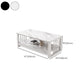 Slate 4 Legs Coffee Table Rectangle Single Coffee Table with Shelf Clearhalo 'Coffee & Accent Tables' 'Coffee Tables' 'coffee_tables' 'furn' 'furn_coffee_tables' 'Furniture' 'Living Room Furniture' 6906876