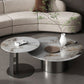 Pedestal Round Coffee Table Glam Slate Nesting Coffee Table Set Clearhalo 'Coffee & Accent Tables' 'Coffee Tables' 'coffee_tables' 'furn' 'furn_coffee_tables' 'Furniture' 'Living Room Furniture' 6906878
