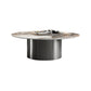 Pedestal Round Coffee Table Glam Slate Nesting Coffee Table Set Black Clearhalo 'Coffee & Accent Tables' 'Coffee Tables' 'coffee_tables' 'furn' 'furn_coffee_tables' 'Furniture' 'Living Room Furniture' 6906887