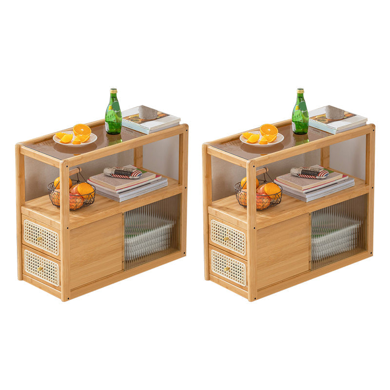 27" W x 11.8" D x 24" H Sofa Side Accent Table Wooden Rectangular End Table