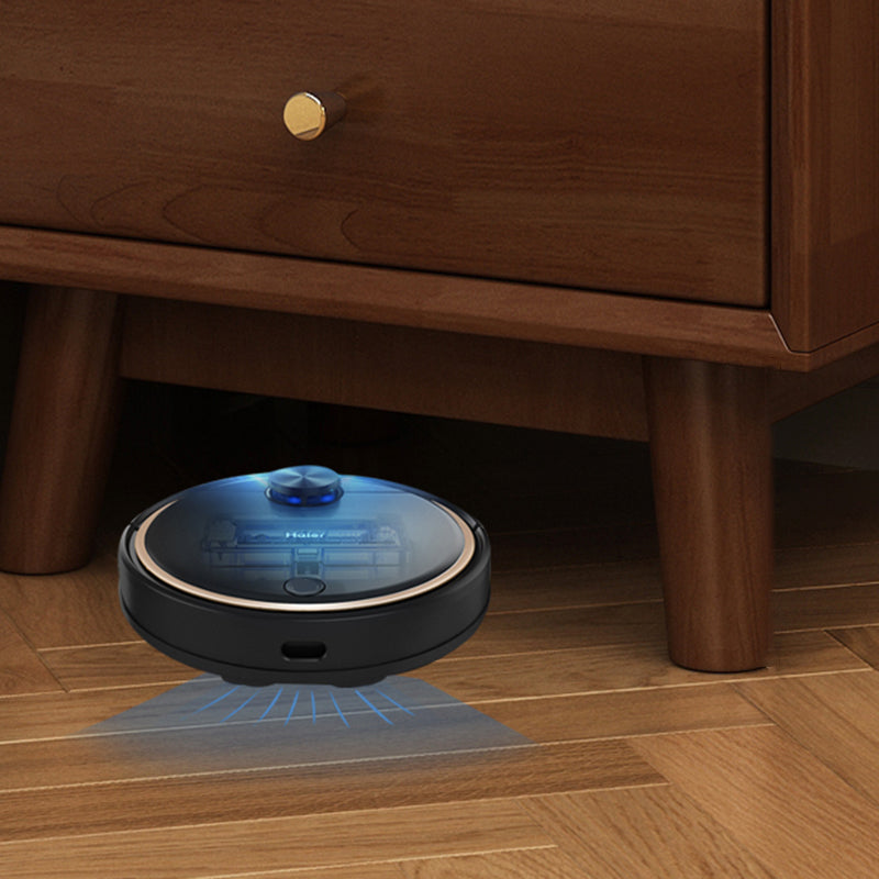 Mid Century Solid Wood 1-Door Cabinet Glass Paned Side Cabinet with 2-Drawer Clearhalo 'Cabinets & Chests' 'cabinets_chests' 'furn' 'furn_cabinets_chests' 'Furniture' 'Living Room Furniture' 6907012