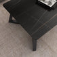 Table basse rectangulaire en ardoise Aucune table basse simple pénible