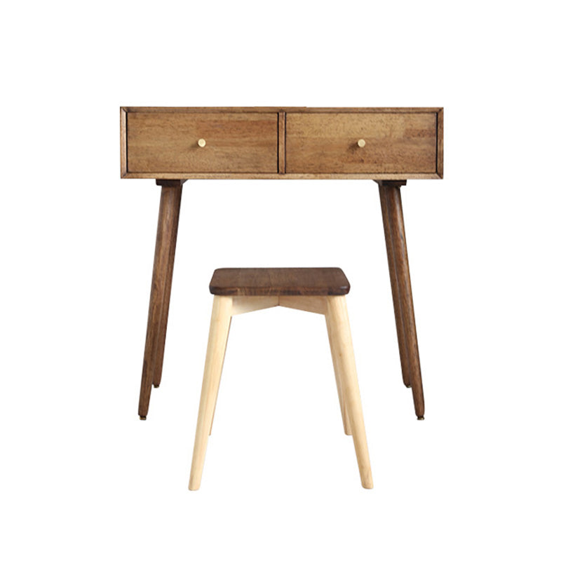 Traditions With Drawer Bedroom Mirror Solid Wood Vanity Dressing Table