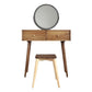 Traditions With Drawer Bedroom Mirror Solid Wood Vanity Dressing Table