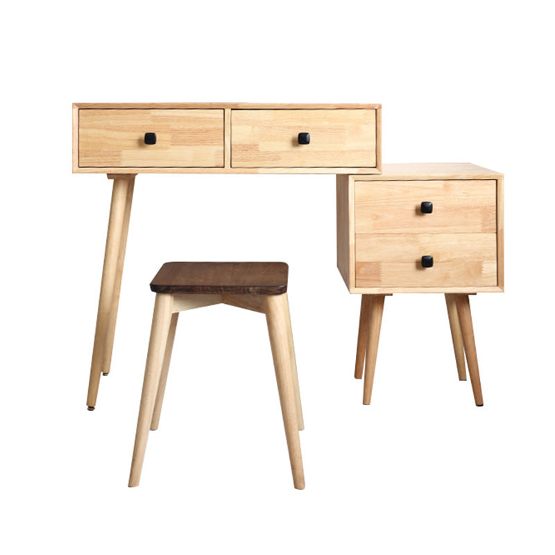 Traditions With Drawer Bedroom Mirror Solid Wood Vanity Dressing Table