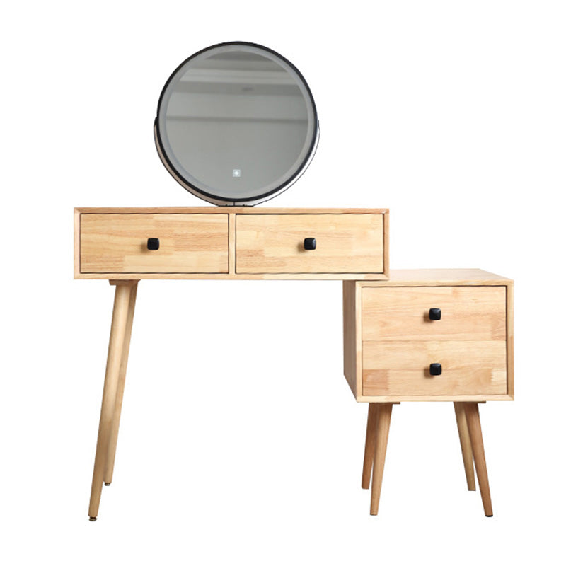 Traditions With Drawer Bedroom Mirror Solid Wood Vanity Dressing Table