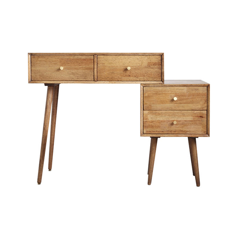 Traditions With Drawer Bedroom Mirror Solid Wood Vanity Dressing Table