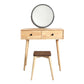 Traditions With Drawer Bedroom Mirror Solid Wood Vanity Dressing Table