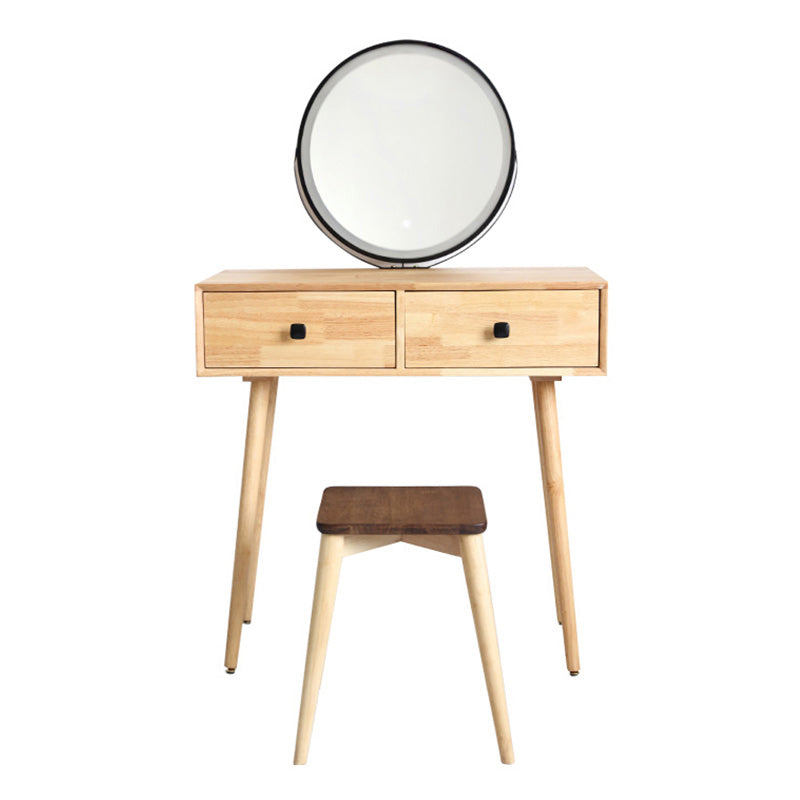 Traditions With Drawer Bedroom Mirror Solid Wood Vanity Dressing Table