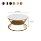 No Distressing Round Coffee Table Frame Single Coffee Table with Shelf Clearhalo 'Coffee & Accent Tables' 'Coffee Tables' 'coffee_tables' 'furn' 'furn_coffee_tables' 'Furniture' 'Living Room Furniture' 6907199