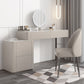 Contemporary 30.7" Height Stone Top Table Makeup Vanity with Drawers