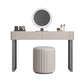 Contemporary 30.7" Height Stone Top Table Makeup Vanity with Drawers