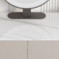 Contemporary 30.7" Height Stone Top Table Makeup Vanity with Drawers