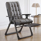 Contemporary Style Recliner Removable Cushions Foldable Seat