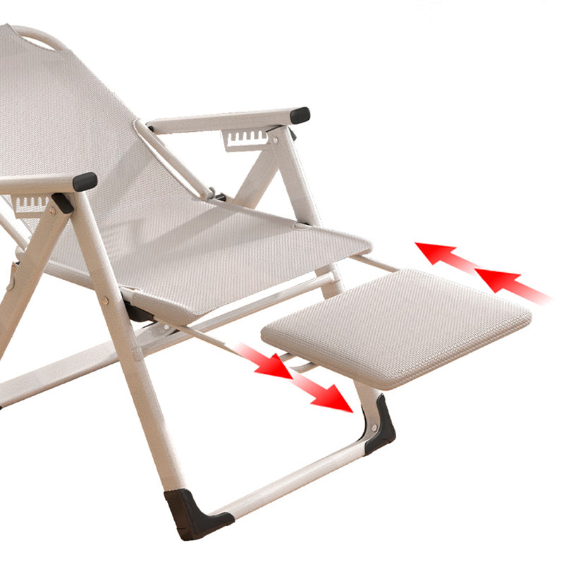 Contemporary Style Recliner Removable Cushions Foldable Seat