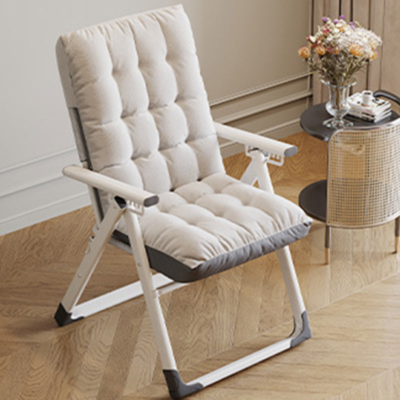 Contemporary Style Recliner Removable Cushions Foldable Seat