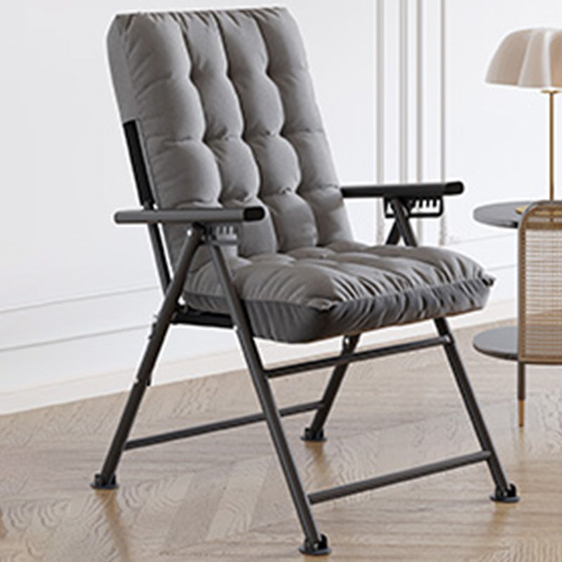 Contemporary Style Recliner Removable Cushions Foldable Seat