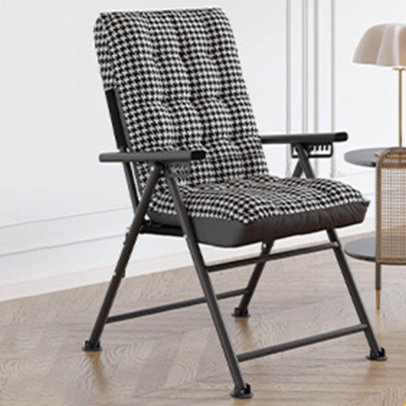 Contemporary Style Recliner Removable Cushions Foldable Seat