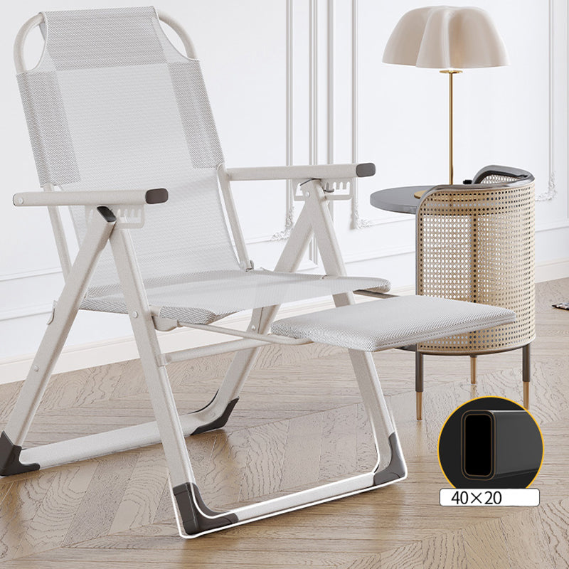 Contemporary Style Recliner Removable Cushions Foldable Seat