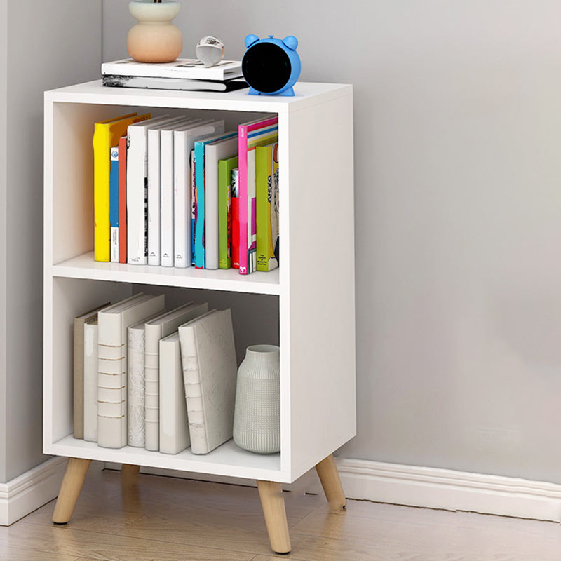 Modern Wooden Accent Cabinet Knobs Handle Design Storage Cabinet 15.7"L x 9.4"W x 25.6"H White Clearhalo 'Cabinets & Chests' 'cabinets_chests' 'furn' 'furn_cabinets_chests' 'Furniture' 'Living Room Furniture' 6907529