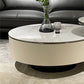 Slate Glam Table basse ronde gigogne avec tiroir