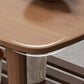 4 Legs Coffee Table Single Modern Oval Cocktail Table with Shelf Clearhalo 'Coffee & Accent Tables' 'Coffee Tables' 'coffee_tables' 'furn' 'furn_coffee_tables' 'Furniture' 'Living Room Furniture' 6907706