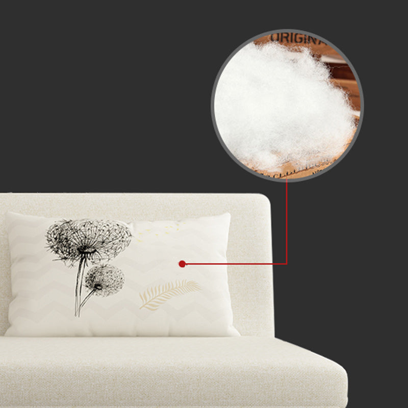 Hedendaagse futon slaper bank kussen omvatte een futon frame in wit