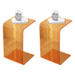 C-Shape Sofa Side Accent Table Plastic Contemporary Side Table Orange 2 Clearhalo 'Coffee & Accent Tables' 'End & Side Tables' 'end_side_tables' 'furn' 'furn_end_side_tables' 'Furniture' 'Living Room Furniture' 6907841