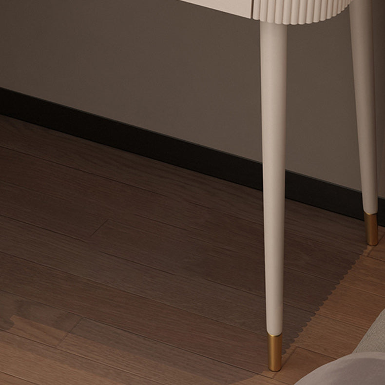 Bright White Makeup Vanity Desk 15.74" Wide Vanity Tables with Storage Drawer