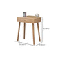 Solid Wood Vanity Makeup Table with Drawer Standing Mirror Dressing Table