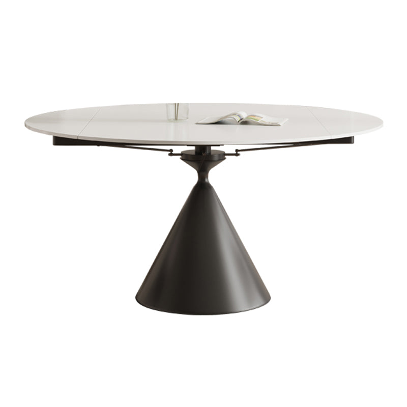 モダンなスタイル1/4/5/7ピースダイニングチェアセットラウンドストーン家具