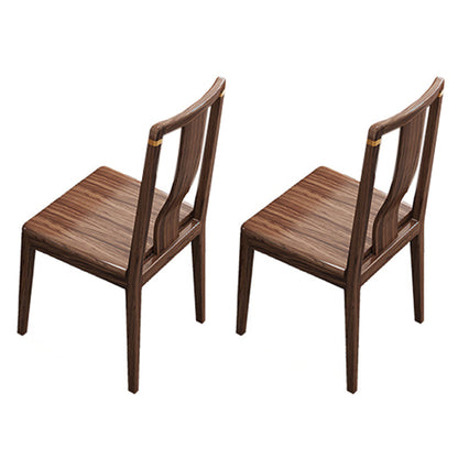 Contemporary 1/2/5/7 Pieces Furniture Rectangle Stone Dining Set in Brown