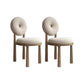 Upholstered Side Chair Modern Style King Louis Back Side Chair Natural 2 Piece Set Clearhalo 'Dining Chairs' 'Dining Tables & Seating' 'dining_chair' 'furn' 'furn_dining_chair' 'Furniture' 'Kitchen & Dining Furniture' 6910934
