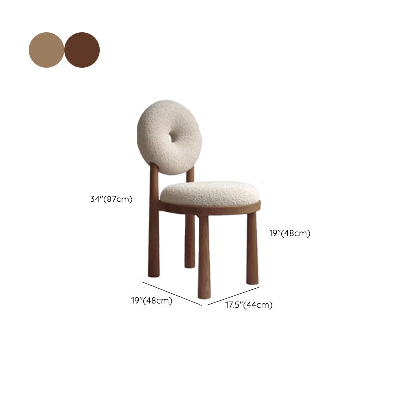 Upholstered Side Chair Modern Style King Louis Back Side Chair Clearhalo 'Dining Chairs' 'Dining Tables & Seating' 'dining_chair' 'furn' 'furn_dining_chair' 'Furniture' 'Kitchen & Dining Furniture' 6910948
