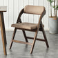 Solid Wood Dining Chair Modern Style Folding Chair for Dining Room Nut-Brown 1 Piece Clearhalo 'Dining Chairs' 'Dining Tables & Seating' 'dining_chair' 'furn' 'furn_dining_chair' 'Furniture' 'Kitchen & Dining Furniture' 6910949
