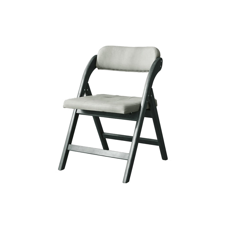Solid Wood Dining Chair Modern Style Folding Chair for Dining Room Grey 1 Piece Clearhalo 'Dining Chairs' 'Dining Tables & Seating' 'dining_chair' 'furn' 'furn_dining_chair' 'Furniture' 'Kitchen & Dining Furniture' 6910950