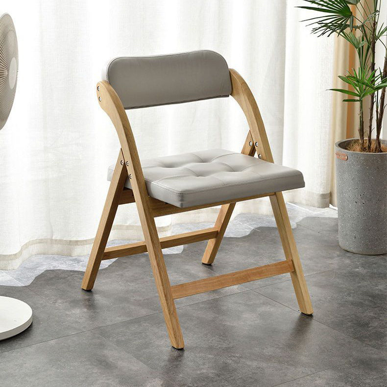 Solid Wood Dining Chair Modern Style Folding Chair for Dining Room Natural 1 Piece Clearhalo 'Dining Chairs' 'Dining Tables & Seating' 'dining_chair' 'furn' 'furn_dining_chair' 'Furniture' 'Kitchen & Dining Furniture' 6910954