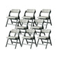 Solid Wood Dining Chair Modern Style Folding Chair for Dining Room Grey 8 Piece Set Clearhalo 'Dining Chairs' 'Dining Tables & Seating' 'dining_chair' 'furn' 'furn_dining_chair' 'Furniture' 'Kitchen & Dining Furniture' 6910958